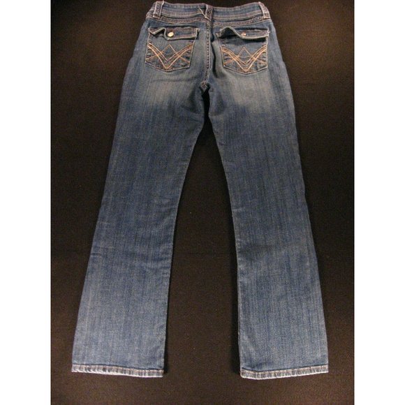 Lee Slender Secret Lower On The Waist Womens Sz 6M Blue Denim Bootcut - Picture 2 of 9